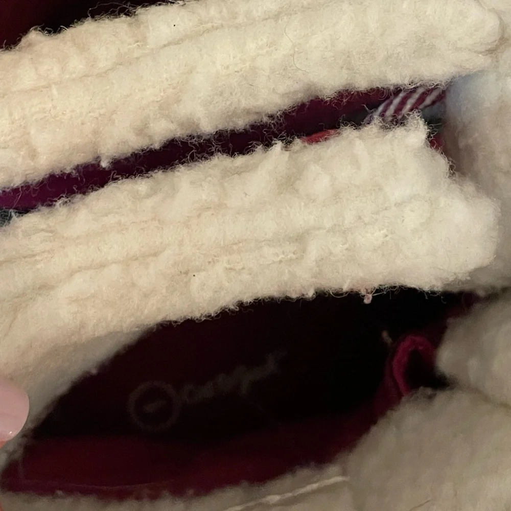 Cat & Jack Pink and Black Winter snow Boots with Faux Fur Lining